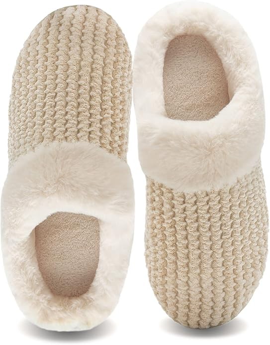 Closed Toe Coral Fleece Slippers