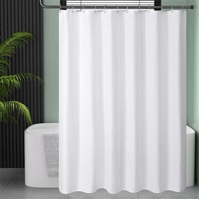 Rideau de douche gaufré imperméable
